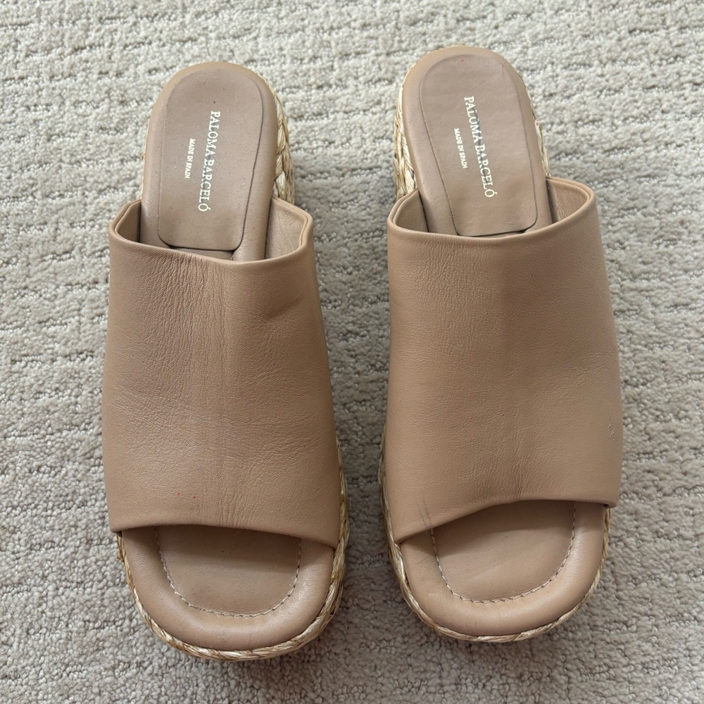 Paloma Barcelo Platform Sandals Size 40 - Worn Twice!!
